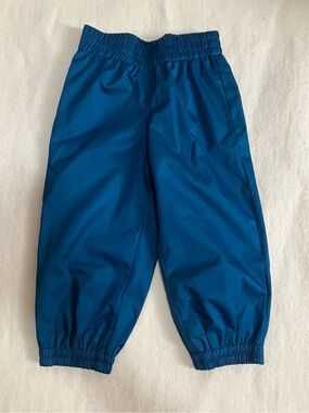 Gusti Fully Lined Waterproof Rain Pants - Size 2T - Dark Teal - Like New